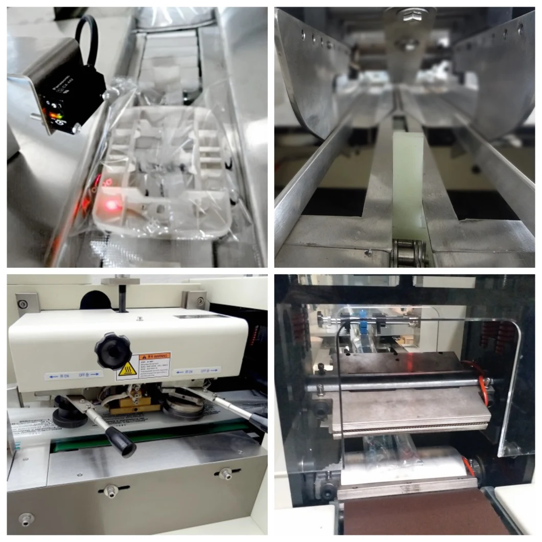 Automatic Horizontal Pillow Type Flow Food Packing Face Mask/Biscuit/Wafer/Cookie/Bread Full Servo Automatic Flow Muti-Function Wrap/Packing /Packaging Machine