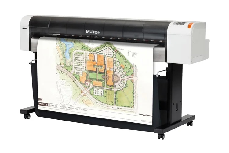 Industry Highest Resolution for CAD Drafstation Series Plotters Rj-900X Oriinal Mutoh Sublimation Printer