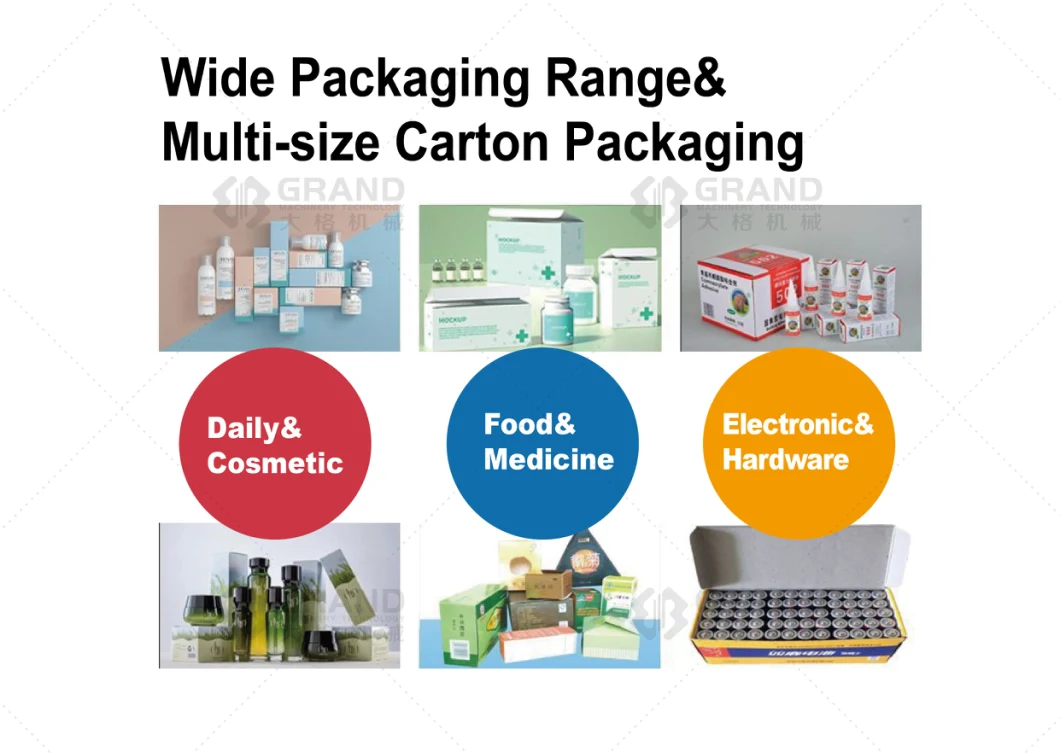 Semiautomatic Vertical Carton Box Packing Machine for Mask / Tube / Cosmetic / Bottle / Soap / Glove / Food / Beverage Cartoning Machine