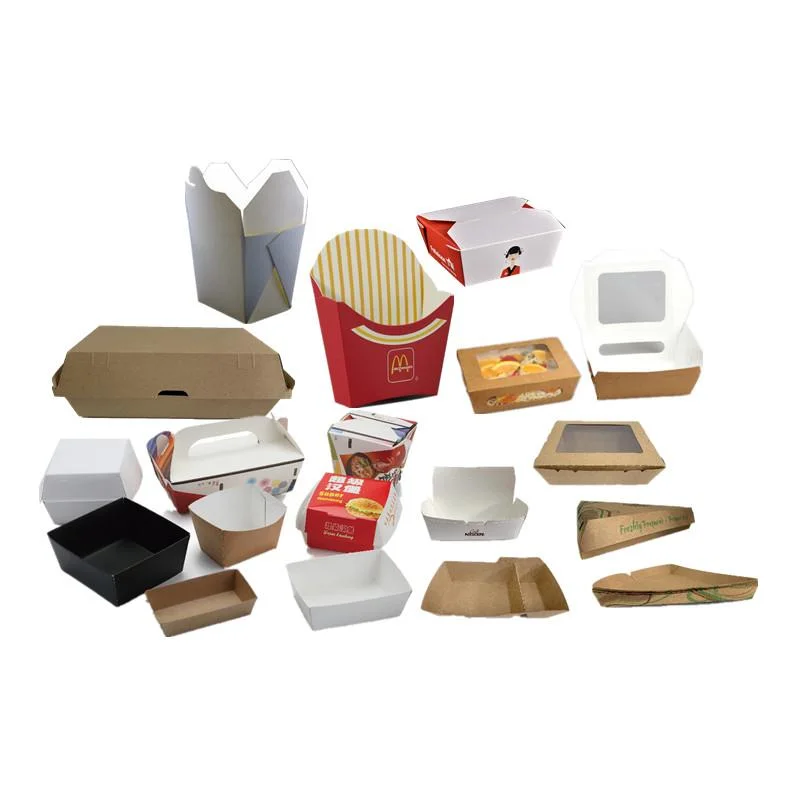 Hamburger, Lunch Paper Box, Kfc Popcorn Chip Box, Fast Food Box, Pizza Box, Take Away Box Making/Forming Machine, Paper Carton Box Erecting Machine
