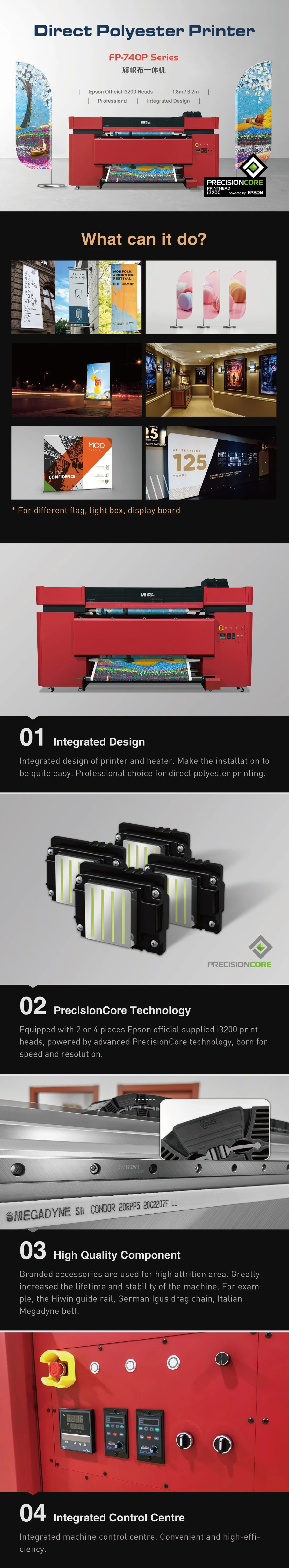 320cm Epson Series Direct Fabric Sublimation Printer