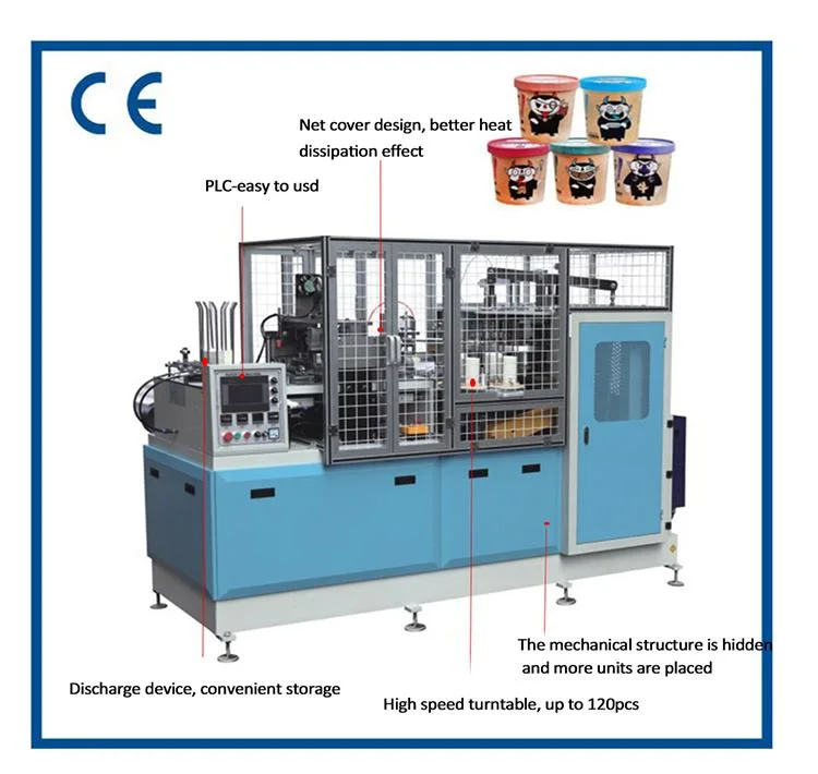 Fully Automatic Machine for The Manufacture of Paper Cups Forming Machine