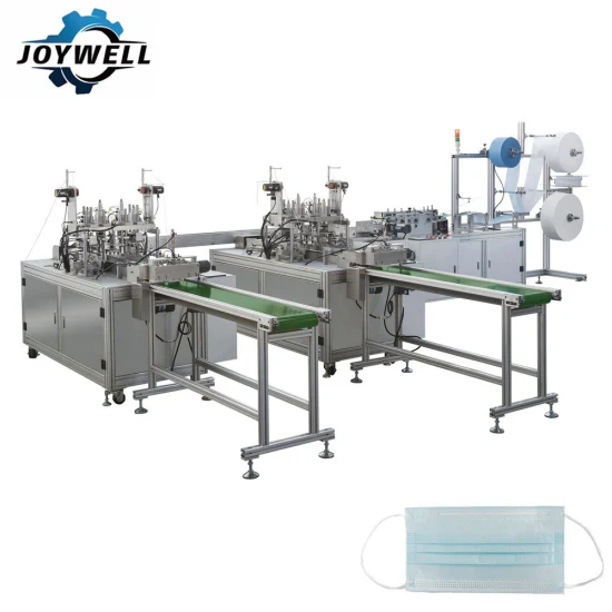 Surgical Automatic Disposable Outside Earloop Face Mask Making Machine High Speed 1+2 (Motor Type)