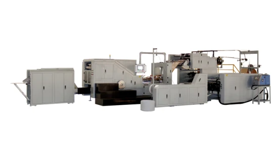 Paper Bag Making Machine with Twisted Rope and Flat Handles Inline