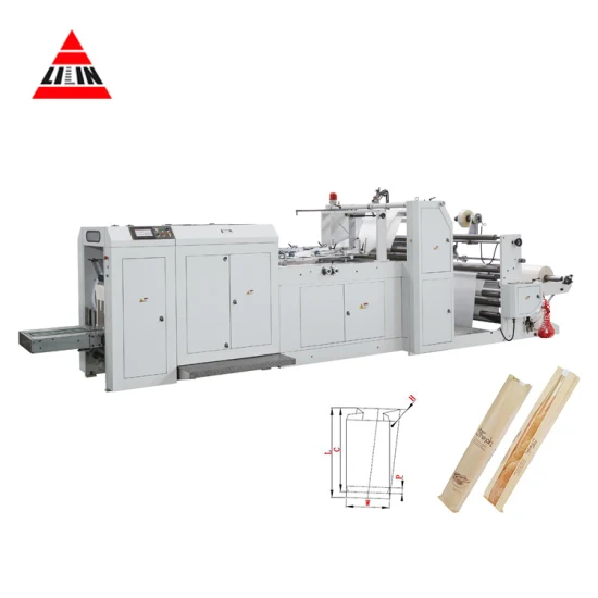Lsd-700+Lst-41100r Automatic High Speed Flexo Printing Kraft Paper Bag Making Machine with CE
