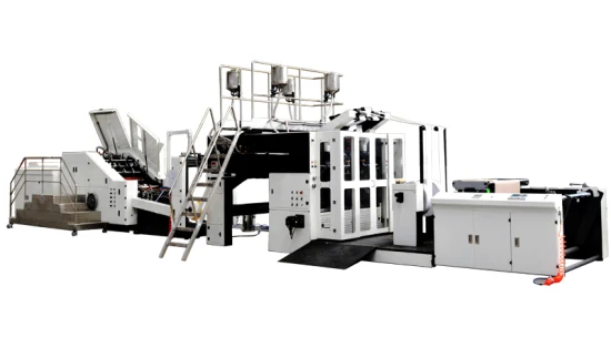 Znep Zd-F350nb Flat Rope Handles Overfolded and Internal and Upright Paper Bag Making Machine
