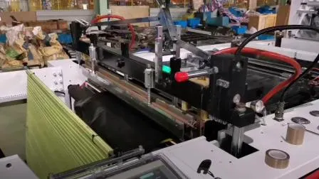 China Manufacturer Overlap Perforation Drawstring Trash Bag Making Machine