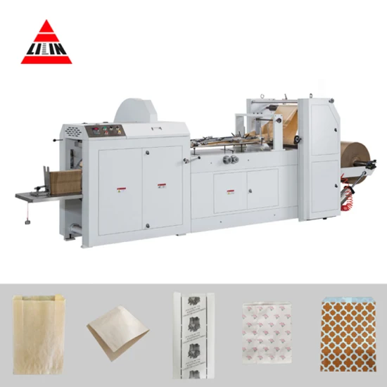 Lmd-600b Automatic Small Bread Bag Kraft Paper Bag Making Machine