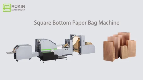 Rokin Brand Making Paper Bag Making Machine Paper